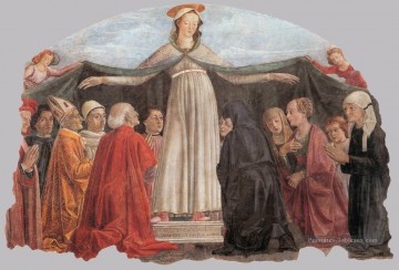 Madone de la miséricorde Renaissance Florence Domenico Ghirlandaio Peinture à l'huile